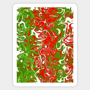 Christmas Abstract Sticker